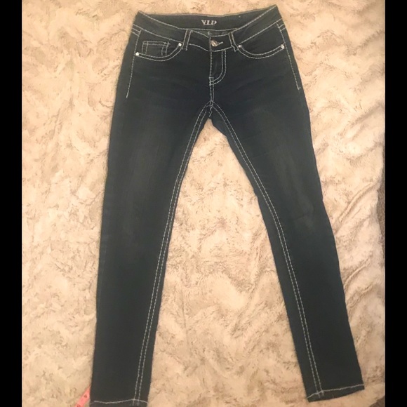 SOLD - V.I.P Skinny Low Rise Jeans - Picture 3 of 7